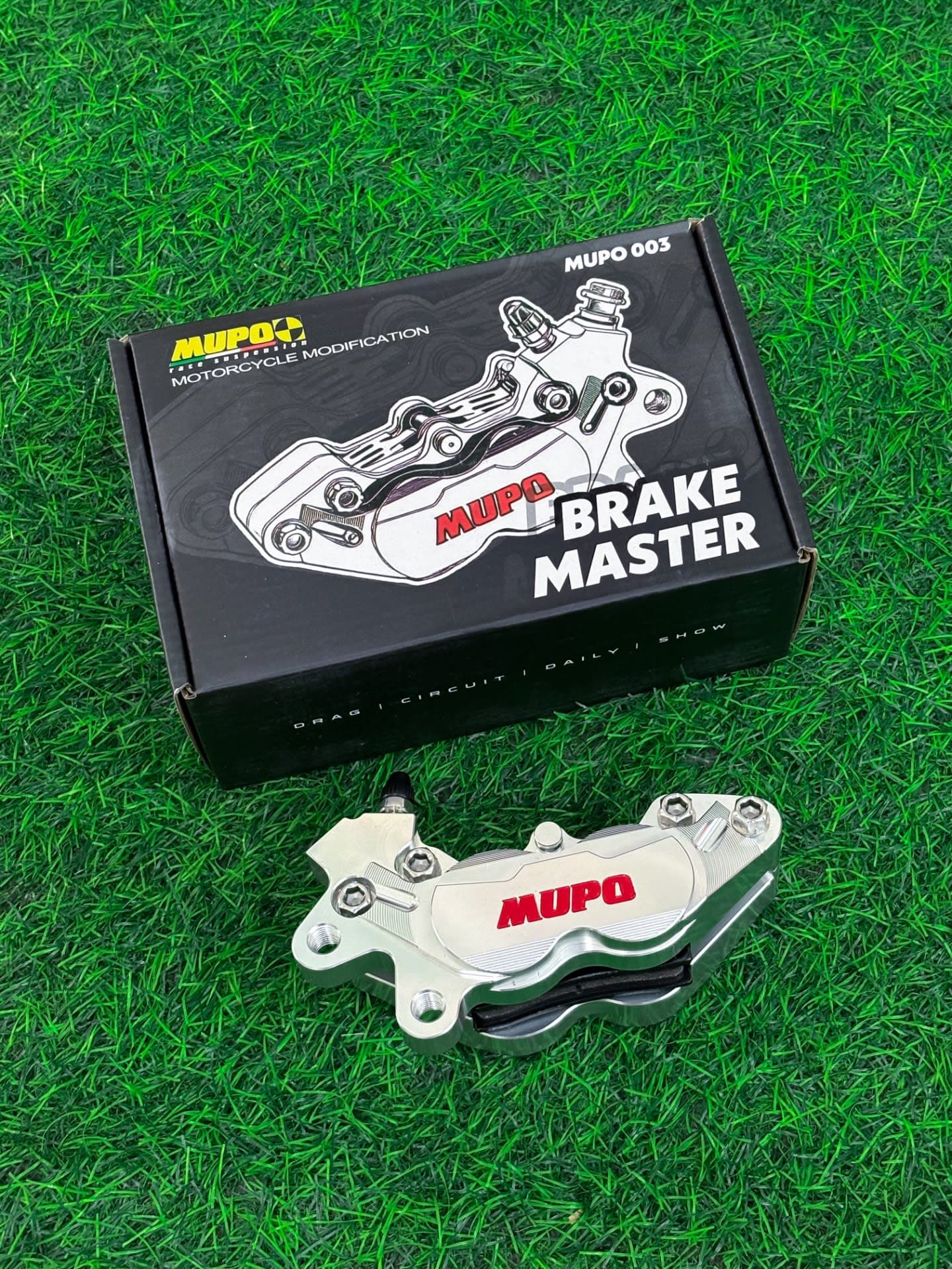 Mupo Kaliper 4 Piston Silver - Image 1