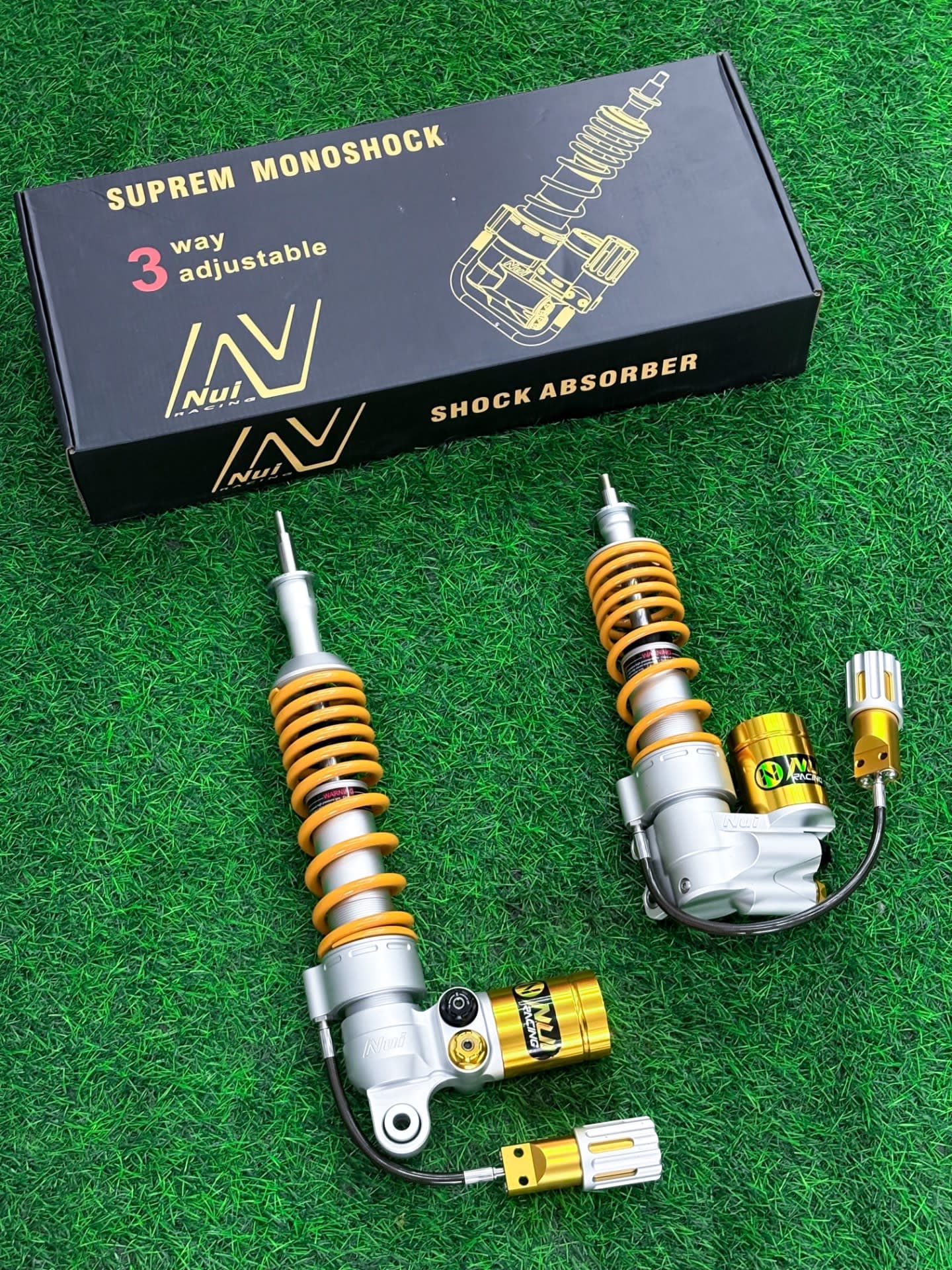 Nui Shockbreaker Preload Sprint Yellow Silver - Image 1