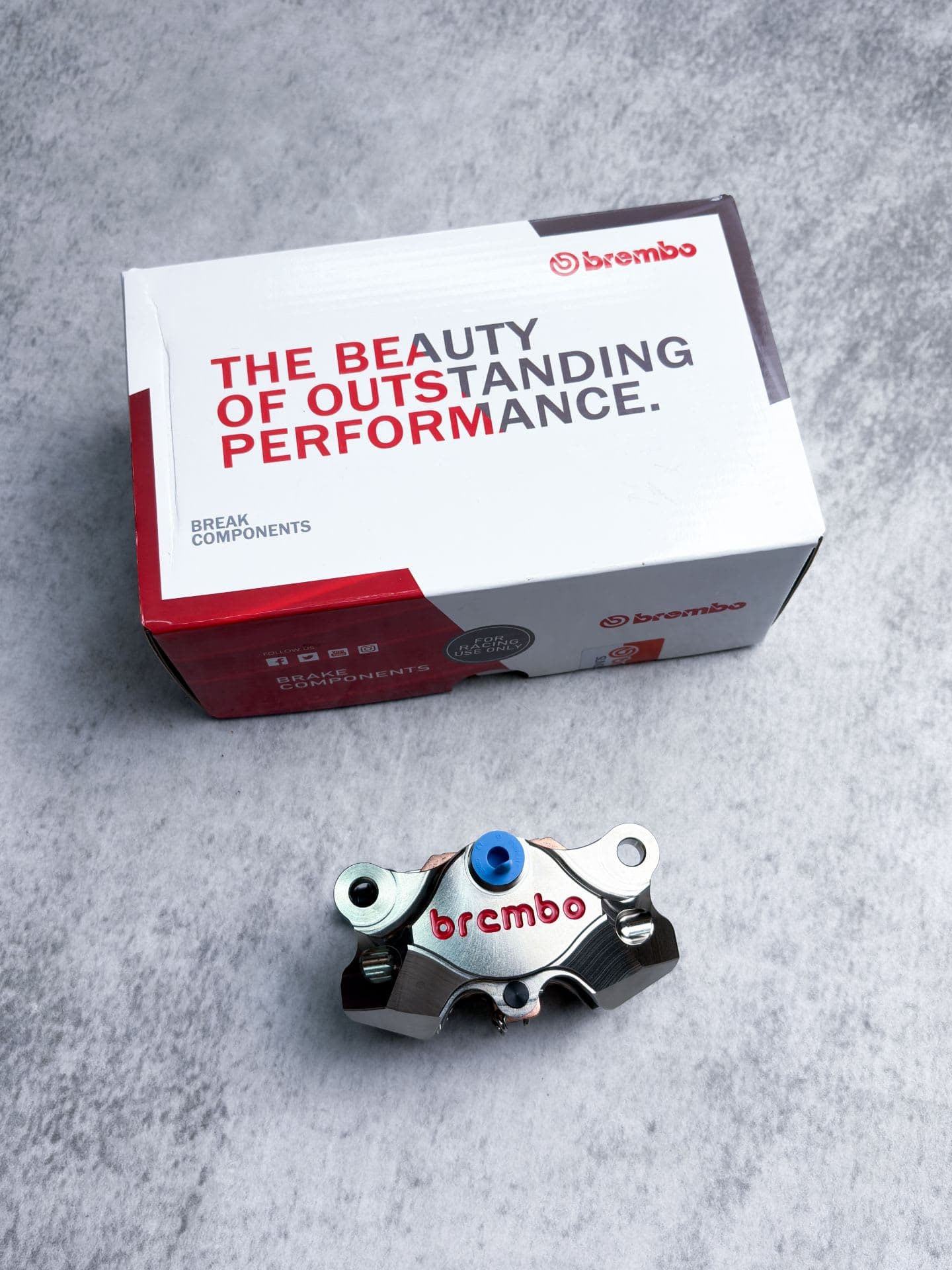 Brembo Kaliper 2 Piston Nikel CNC - Image 1