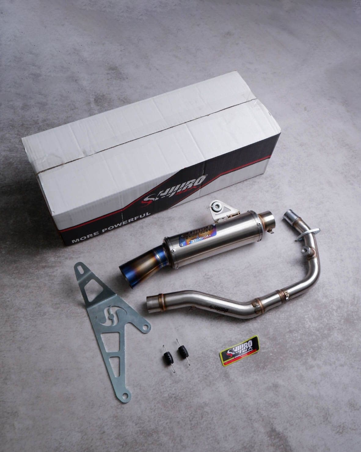 Knalpot Shijiro RC Power CT Inlet 45 - Image 1