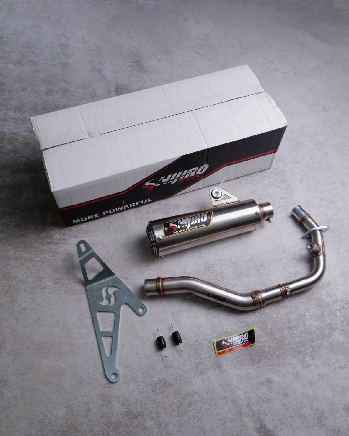 Knalpot Shijiro M1 Long Inlet 38 Vespa 3V & Iget - Image 1