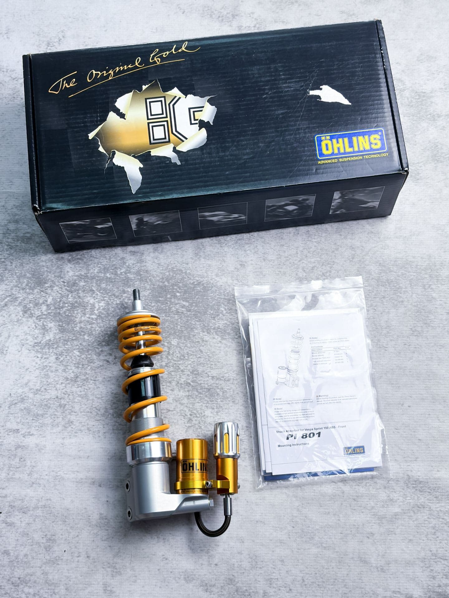 Ohlins Shock Tabung Preload PI 301 Yellow - Image 1