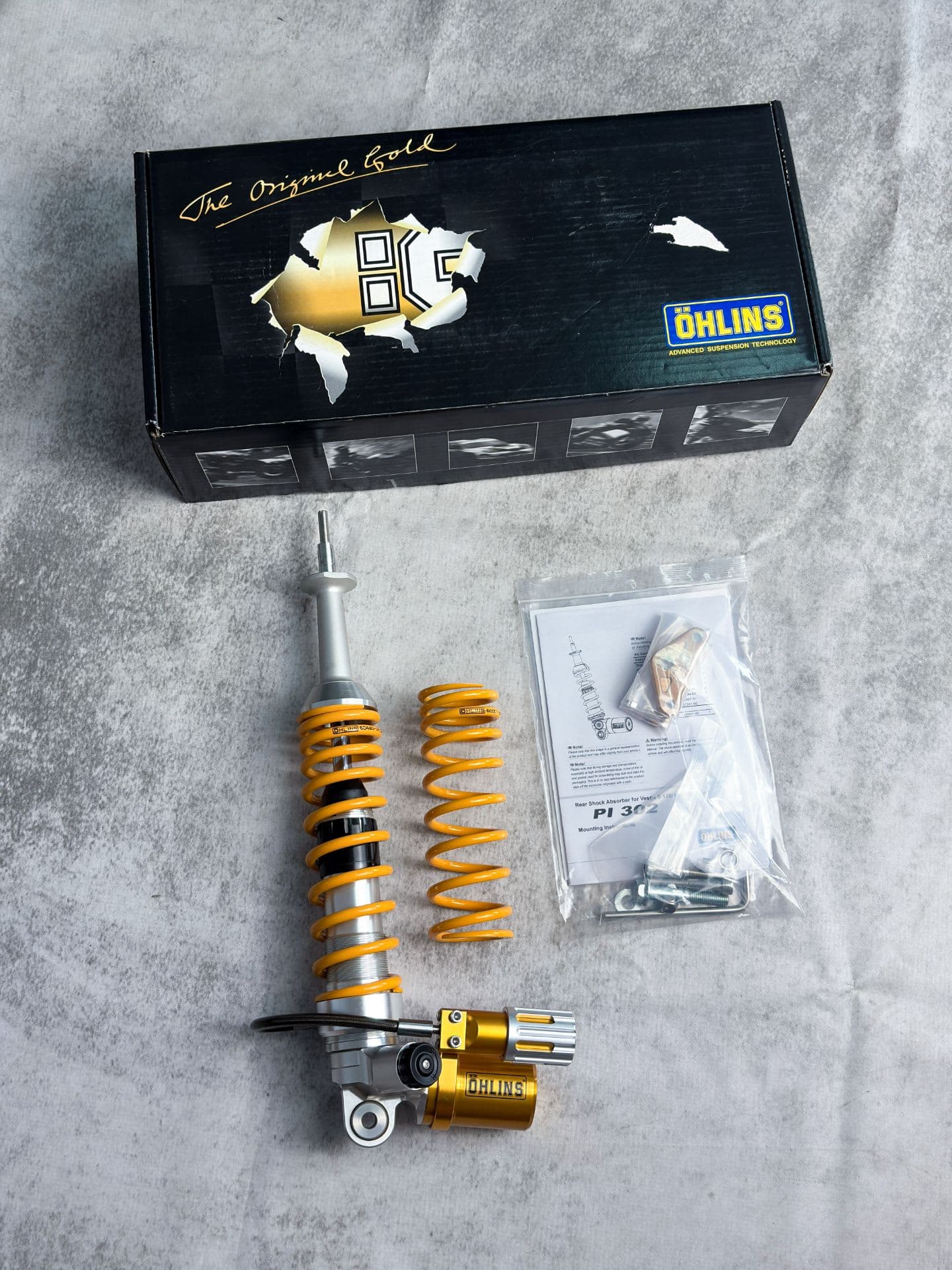 Ohlins Shock Tabung Preload PI 302 Yellow - Image 1