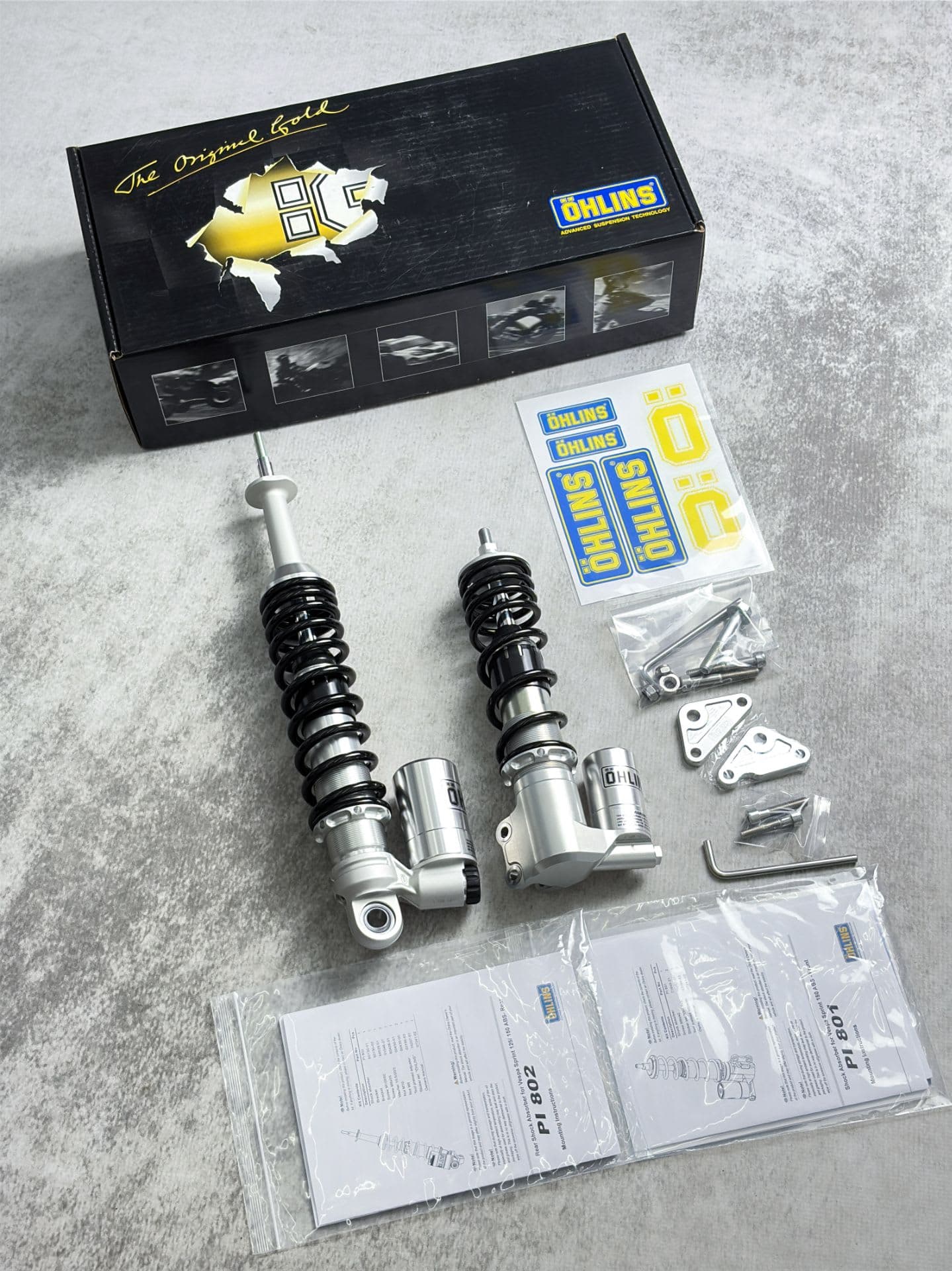 Ohlins Shock Tabung PI 801 & PI 802 Silver - Image 1