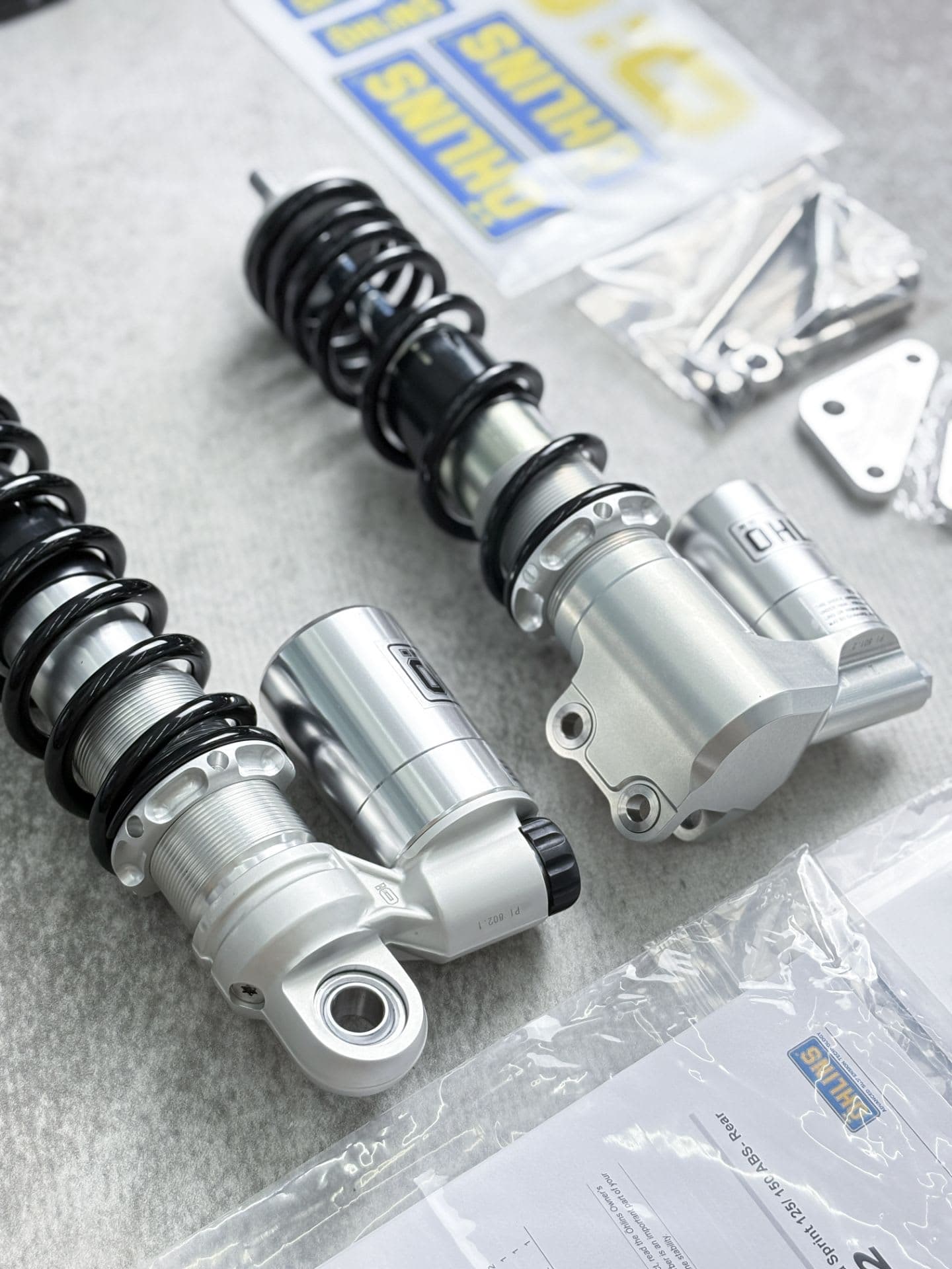 Ohlins Shock Tabung PI 801 & PI 802 Silver - Image 3