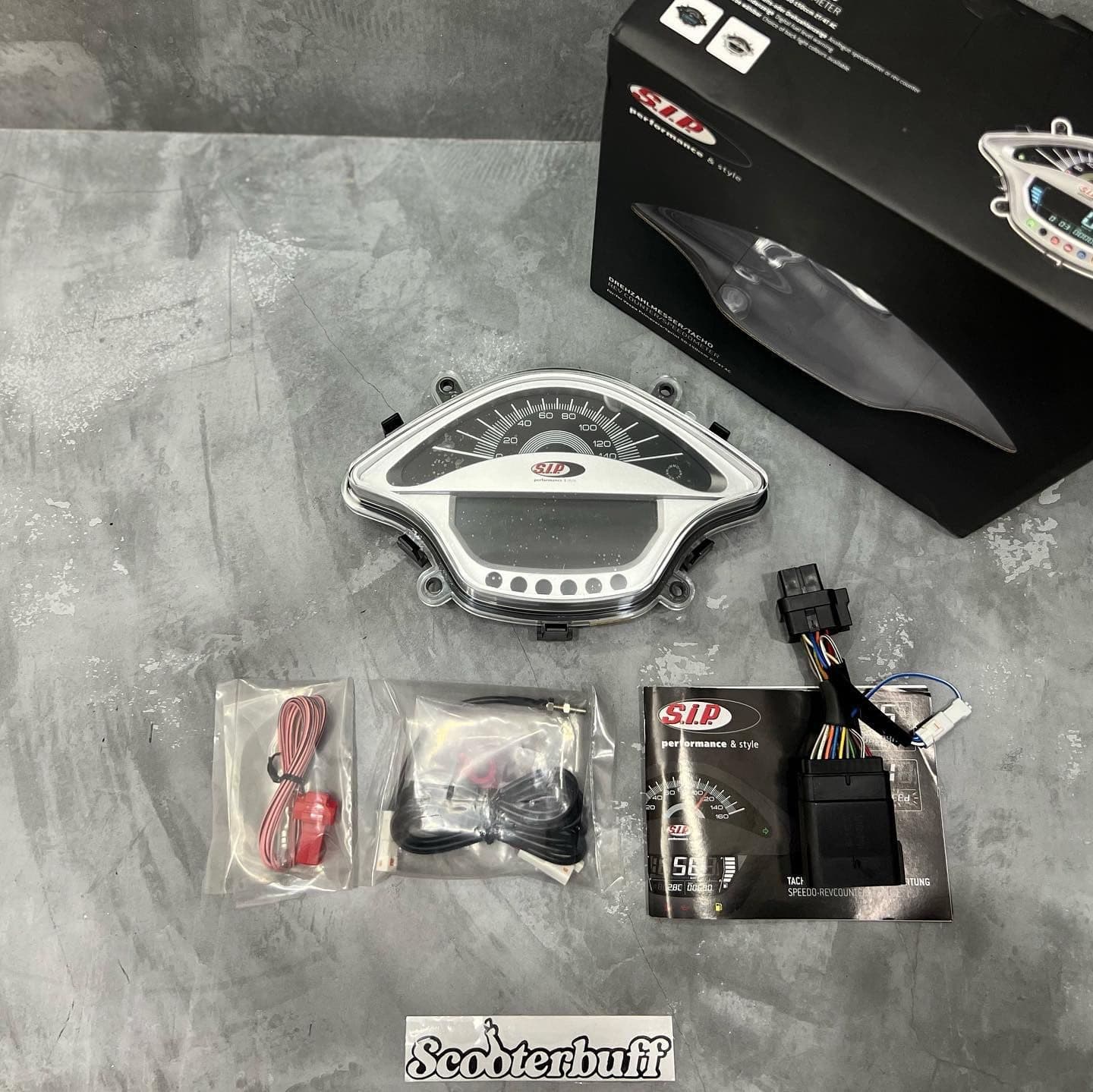 SIP Speedometer Digital Silver - Image 1