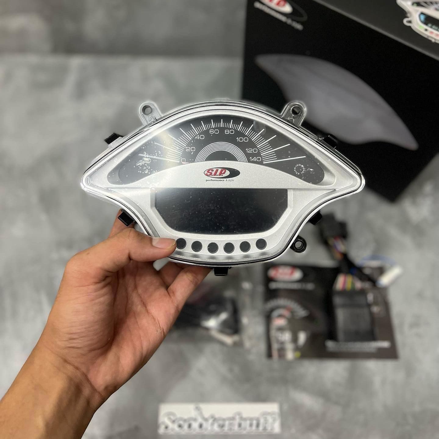 SIP Speedometer Digital Silver - Image 2