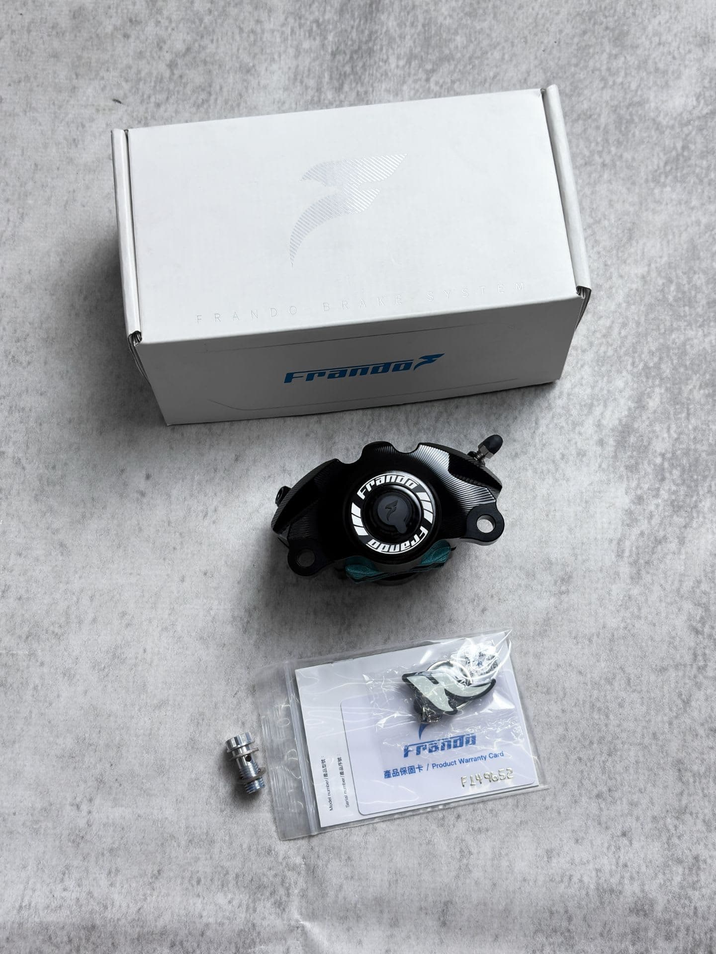 Frando Kaliper Monoblock Axial 2 Piston Black - Image 1