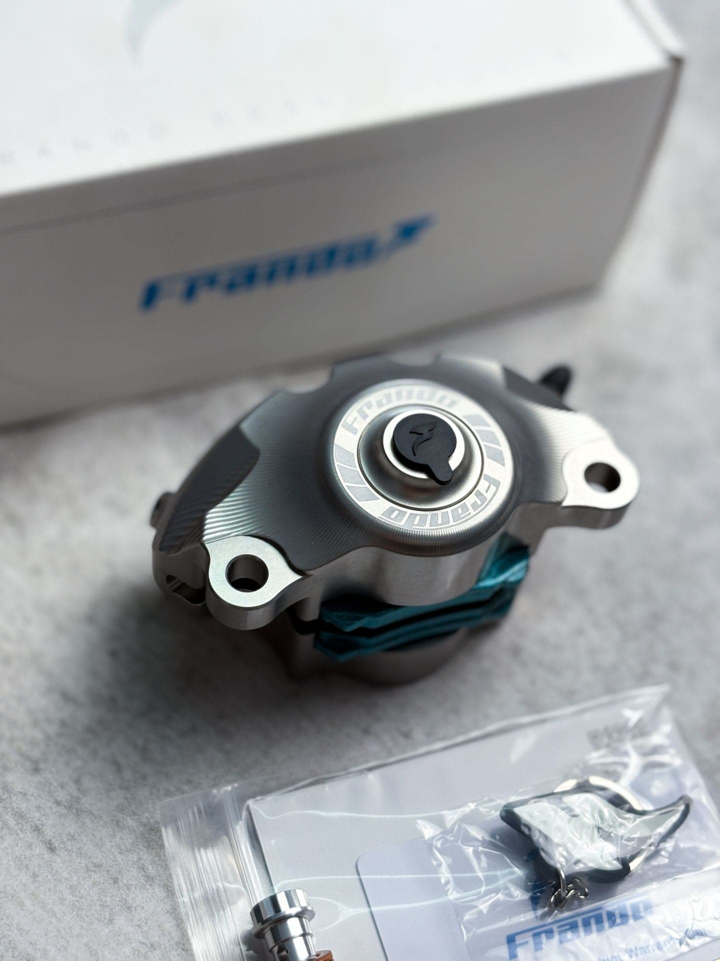 Frando Kaliper Monoblock Axial 2 Piston Silver - Image 1
