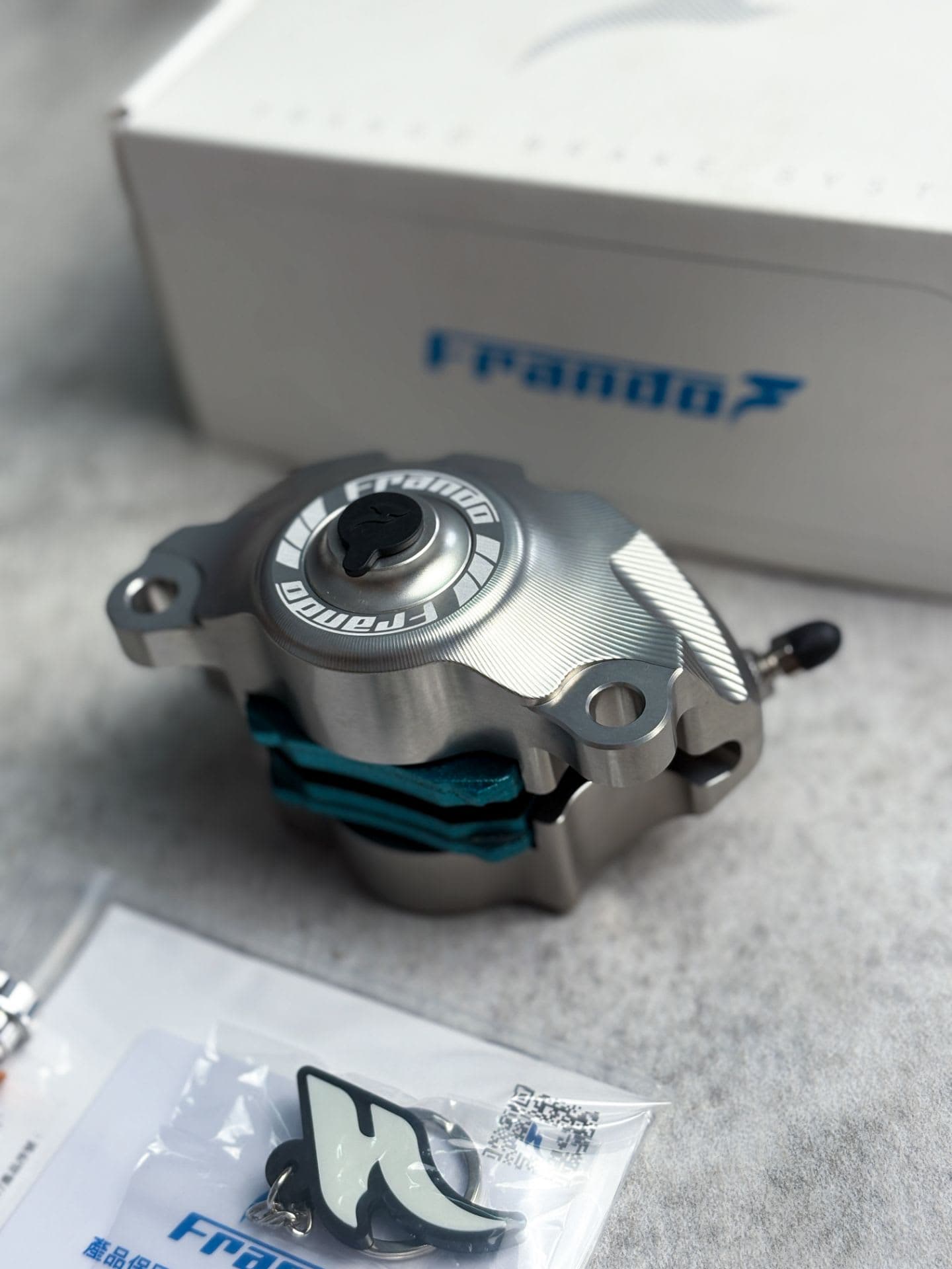 Frando Kaliper Monoblock Axial 2 Piston Silver - Image 2
