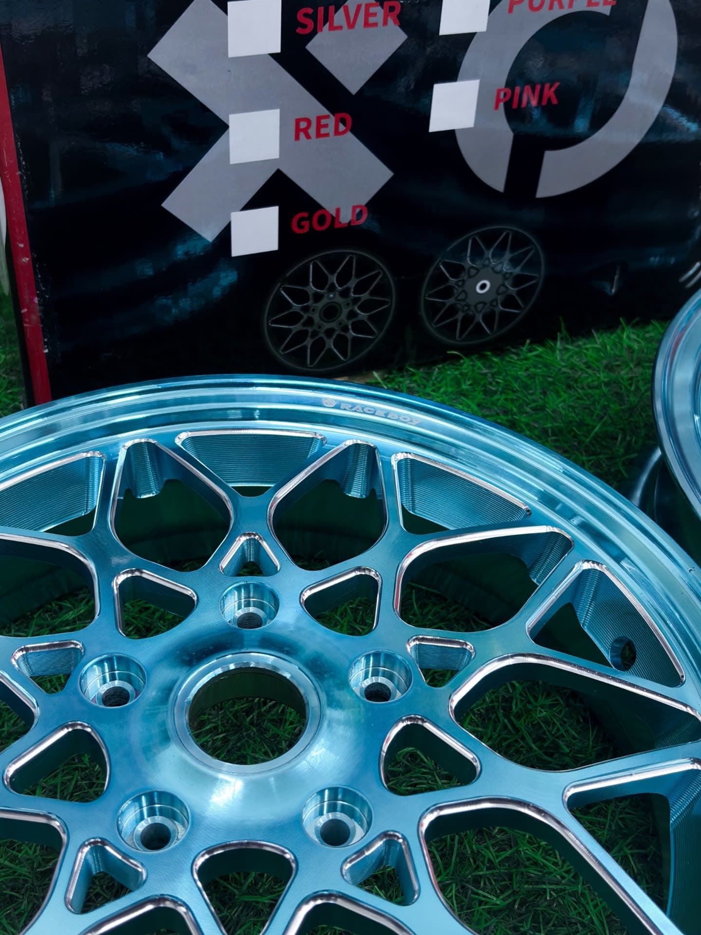 Raceboy Velg V Star Ice Blue - Image 2