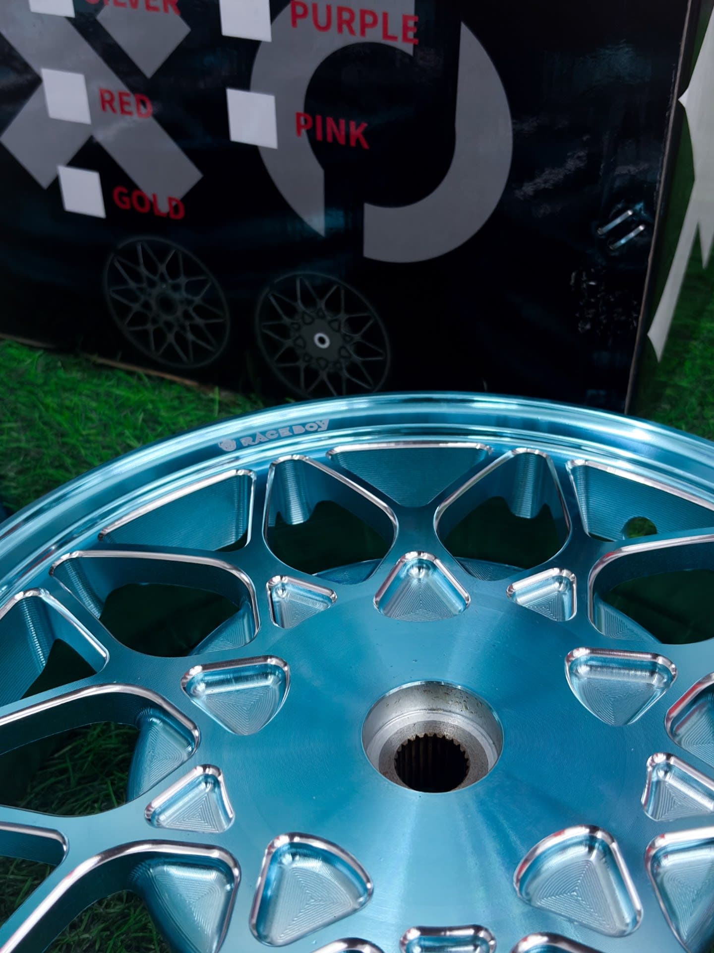 Raceboy Velg V Star Ice Blue - Image 3